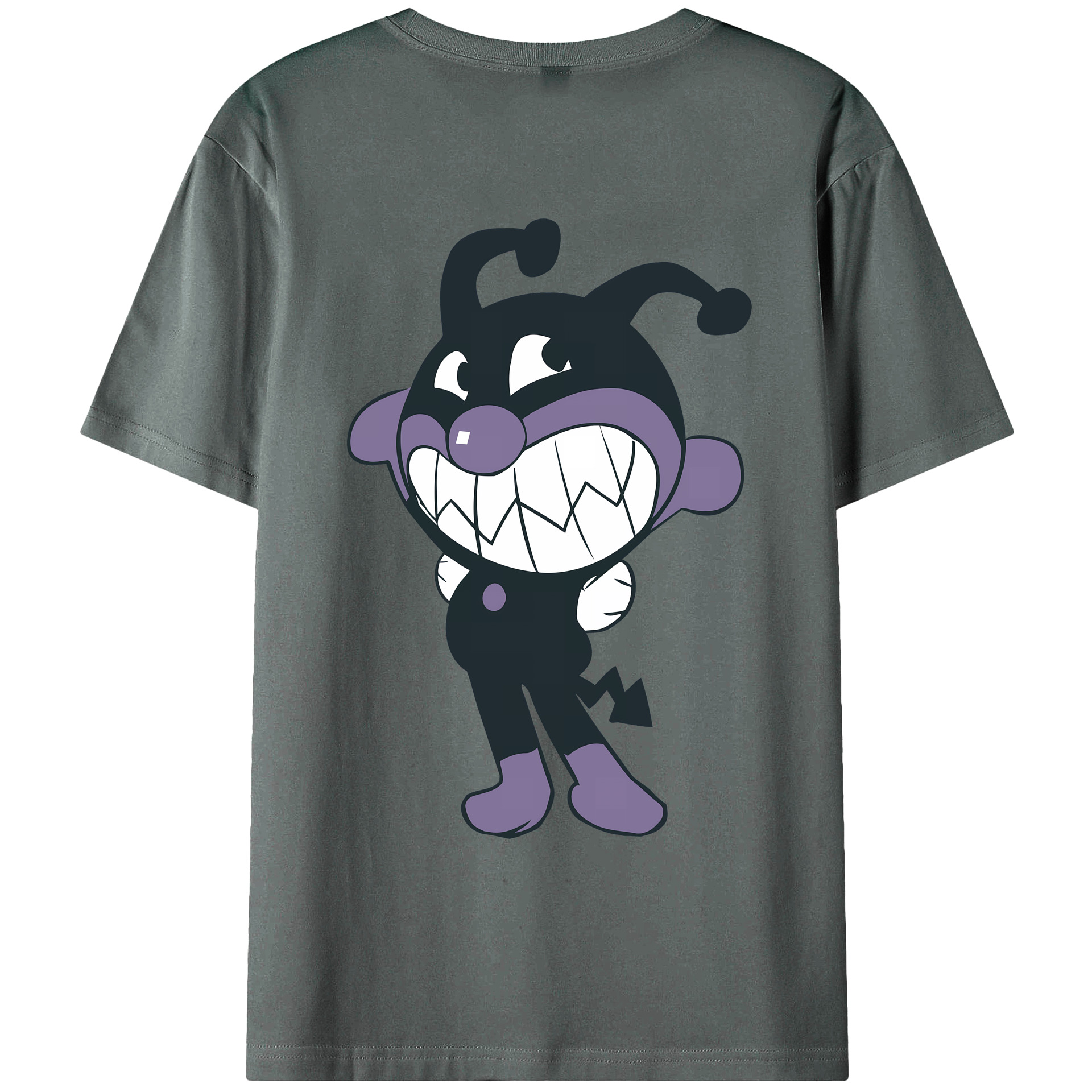 （画像用） アンパンマン Anpanman 綿100％ メンズ半袖Tシャツ（バックプリント） 通気性